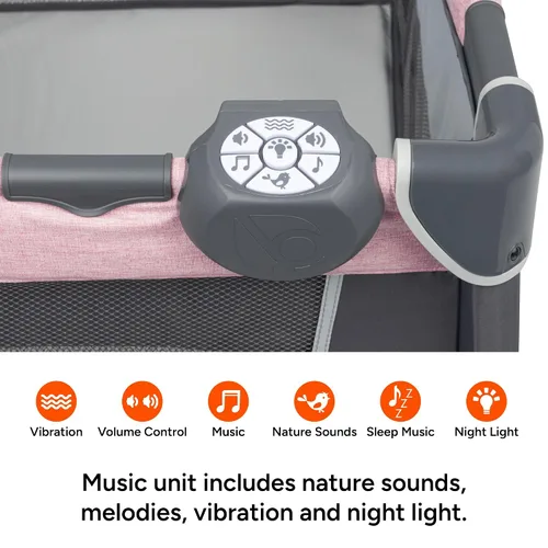 Miniatura 8 de Baby Trend Simply Smart - Centro de guardería para niños, color rosa