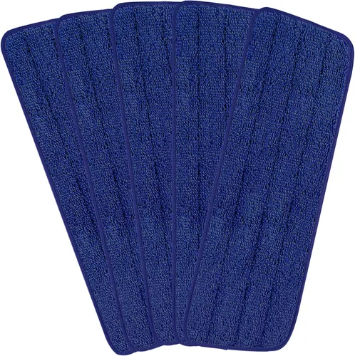 Miniatura 12 de Paquete de 10 almohadillas reutilizables de 16.5 pulgadas, cabezales de repuesto de trapeador de microfibra para mopas húmedas y secas, compatibles