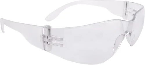 Lentes de seguridad transparentes y envolventes Radians, resistentes a los arañazos, de talla única