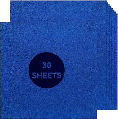 Miniatura 12 de Cartulina negra con purpurina de 12 x 12 pulgadas, papel para Cricut, tarjeta gruesa para hacer tarjetas, álbumes de recortes, manualidades