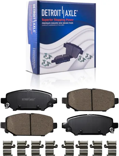 Miniatura 33 de Detroit Axle - Kit de freno trasero para Ford Explorer 2020-2025 2024-2025 Rotores de freno de disco Mustang Pastillas de freno de cerámica