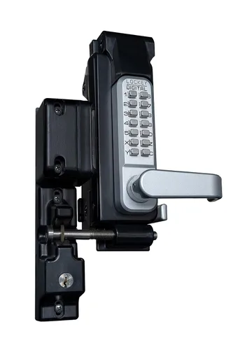 Miniatura 2 de Lockey USA Sumo GL2 DC cromo satinado grado marino mecánico doble combinación montaje en superficie cerradura de puerta, número de modelo: GL2SCMGDC