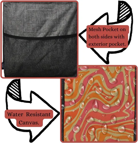 Miniatura 103 de NGIL Bolsa de comestibles reutilizable extra grande plegable de gran tamaño para comestibles, almacenamiento, picnic, playa, Bronco-negro occidental