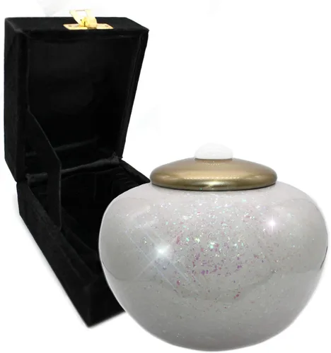 Commemorative Cremation Urns for Human Ashes Adulto Hombre y Mujer – Urnas de cremación personalizadas decorativas bellamente hechas a mano para