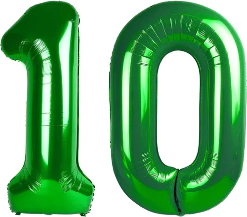 Miniatura 71 de Globo de cumpleaños número 4 dorado de 40 pulgadas, globos gigantes del número cuatro 14 24 34 40 44 2024, globos grandes de lámina de mylar para Oro