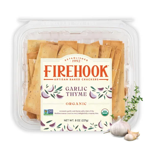 Miniatura 10 de Galletas horneadas Firehook, galletas de romero y sal marina, 8 onzas