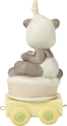 Miniatura 4 de Precious Moments Tren de Cumpleaños Panda, Edad 12, Da una Sonrisa y Deja que Comience la Diversión, Regalo de Cumpleaños para Niños y Niñas de 12