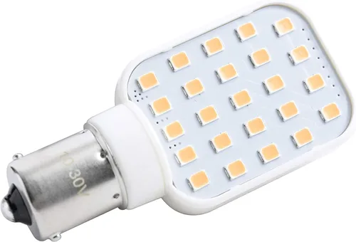 Miniatura 7 de Paquete de 2 bombillas LED giratorias para interiores de caravana, superbrillante, 312 lúmenes, 1141, 1156, BA15S, 24-SMD, bombilla de 10-30 V