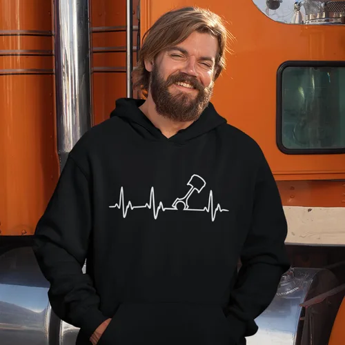 Miniatura 24 de STYLN Sudadera de manga larga con capucha Sudadera divertida con capucha unisex para adultos entusiastas del automóvil, camión, bicicleta, carreras