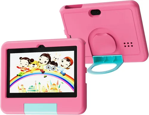 Miniatura 8 de Tablet para niños, tableta Android de 7 pulgadas para niños, 4GB RAM 32GB ROM expansión 1TB, tabletas para niños pequeños con control parental, Verde