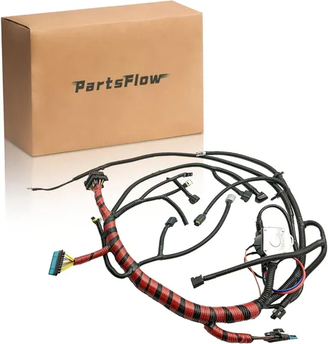 Miniatura 17 de PartsFlow Arnés de cableado universal extra largo de 12 circuitos Street Hot Rod Wire para Chevrolet Chevy Mopar para Ford Muscle Car, arnés