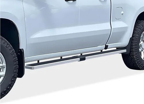 Miniatura 20 de APS Estribos negros compatibles con Chevy Silverado GMC Sierra 1500 2019-2026 Crew Cab y 2500 HD 3500 HD 2020-2026