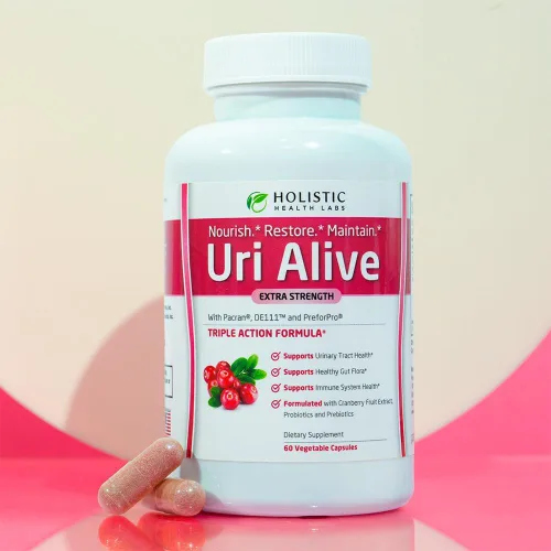 Miniatura 2 de Uri Alive Suplemento de apoyo urinario extra fuerte para el tracto urinario, la vejiga, la flora intestinal y la salud del sistema inmunológico