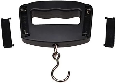 Miniatura 6 de Meichoon Báscula digital de equipaje de 110 libras110.2 lbs, mini báscula electrónica portátil con gancho de pesca, función de tara, pantalla LCD