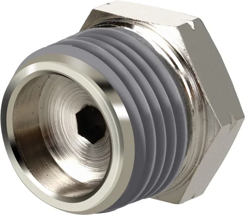 Miniatura 7 de Tubo neumático macho recto de 5/16 pulgadas OD x 1/4 pulgadas NPT Push para conectar accesorios modo PC5/16xN02 (paquete de 2)