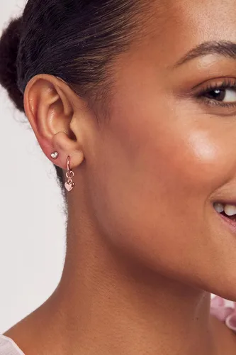 Miniatura 3 de Ted Baker London Harrye Tiny Heart Huggie - Aretes de aro para mujer