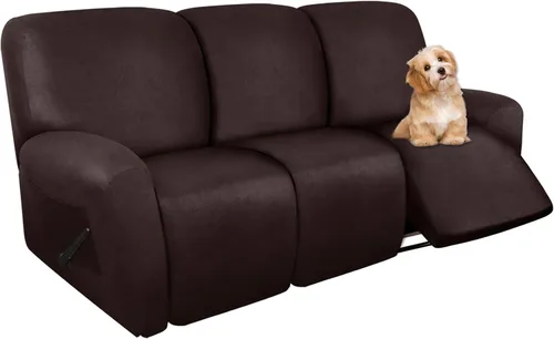 Miniatura 79 de molasofa Fundas de cuero para sillas reclinables, fundas para sillas reclinables grandes para silla reclinable, 4 piezas, fundas lavables que se