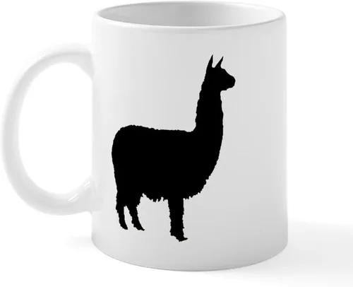 Miniatura 35 de CafePress A Is For Alpaca Taza de café de cerámica de 11 oz (11.0 fl oz)