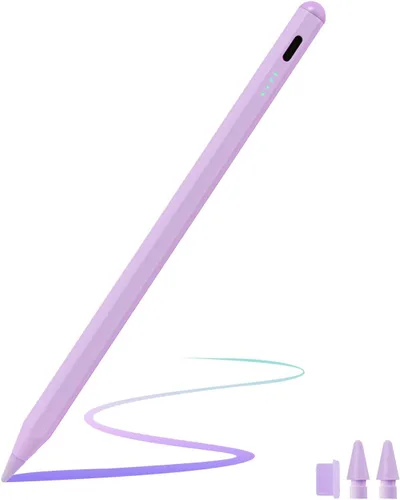 Miniatura 10 de Lápiz óptico para iPad de 9ª y 10ª generación, lápiz con rechazo de palma Apple Pencil para (2018-2025) 10ª/9ª/8ª/7ª/6ª generación, iPad Pro de Negro