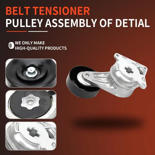 Miniatura 3 de 166200W026 Tensor de correa con conjunto de polea 1993-2005 para Lexus GS300 2001-2005 para Lexus IS300 1992-2000 para Lexus SC300 1993-1998