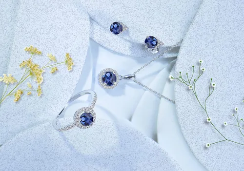 Miniatura 4 de Aretes de tuerca con diamantes y piedras preciosas auténticas, 3 diamantes redondos naturales colocados sobre una piedra preciosa natural, oro rosa