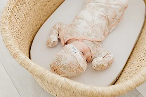 Miniatura 9 de Copper Pearl Gorro de bebé con nudo superior elástico suave Kiana