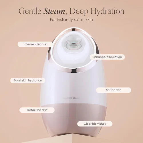 Miniatura 2 de Sensa - Vapor facial nano iónico de Project E Beauty Limpieza profunda de poros Pulverizador de niebla cálida Desintoxica y aclara la tez