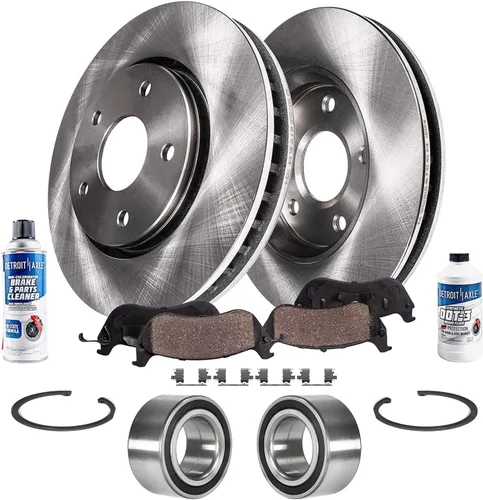 Miniatura 61 de Detroit Axle - Rotores de freno para Chrysler 200 2015 2016 2017, Rotores de freno de disco de reemplazo: 12.01" pulgadas delantero y 10.95
