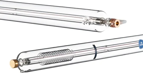 Miniatura 10 de OMTech Tubo láser de CO2 de 60 W para grabador láser y máquina cortadora, tubo cortador láser de 39.370 in y 1.969 in de diámetro con cabeza