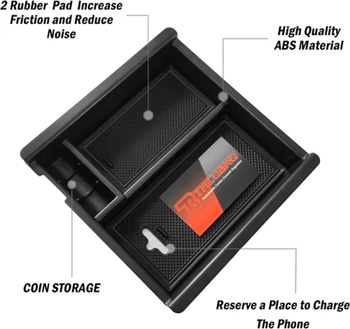 Miniatura 5 de Organizador de consola central y guantera compatible con accesorios Tacoma 2016 2017 2018 2019 2020 2021 2022 2023