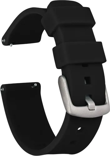 GadgetWraps - Correa de silicona suave para reloj con pasador de liberación rápida, 3 tamaños (14 mm, 20 mm y 22 mm) y 29 colores únicos