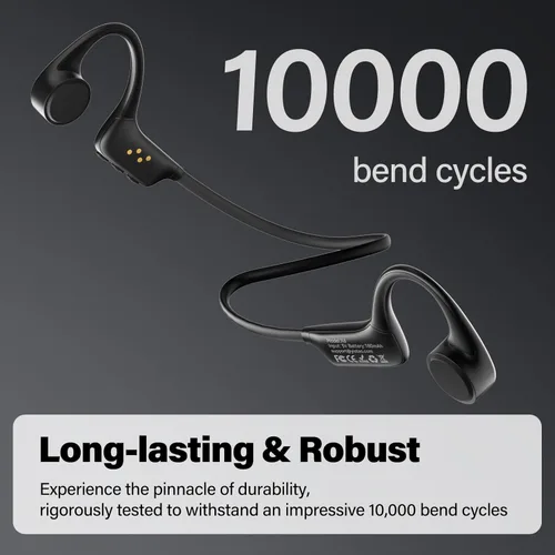 Miniatura 6 de Auriculares de Conducción Ósea, Auriculares de Oído Abierto Auriculares Inalámbricos, MP3 de 32 GB, 8 Horas de Reproducción, Bluetooth 5.3