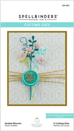Miniatura 5 de Spellbinders Troqueles grabados con flores selladas S3-457 de The Sealed by Spellbinders Collection