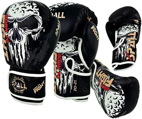 Miniatura 4 de Guantes de boxeo para niños, hombres y mujeres – Guantes de boxeo de entrenamiento profesional – Muay Thai MMA, kickboxing bolsa pesada