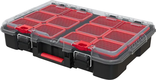 Miniatura 11 de Keter Stack n' Roll - Caja de herramientas modular para bricolaje, apilable, ligera, duradera, resistente al agua, color negro