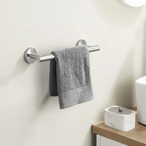 Miniatura 7 de Toallero KES para toalla de baño, cocina, mano, paños para trastes, hecho de acero inoxidable a prueba de óxido, montaje de pared, SUS304, 12