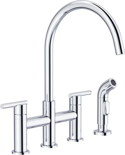 Gerber Grifo de cocina Parma de fontanería con spray Cromado