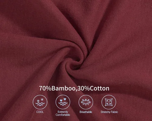 Miniatura 5 de Pijama de rayón de bambú con pies para bebé, de una pieza, manga larga, con cremallera de 2 vías, para niños y niñas