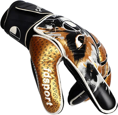 Miniatura 3 de Portero de fútbol con guantes de portero de látex antideslizantes para adultos, hombres y mujeres, guantes de fútbol de entrenamiento con fuertes