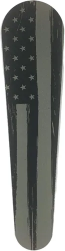 Kustom Cycle Parts ¡Inserción de tablero premium aftermarket en bandera americana negra y gris! Se ajusta a Harley Davidson 2008-2020 Street Glides