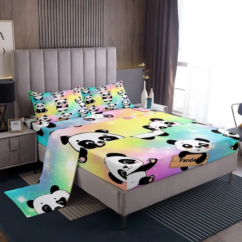 Miniatura 43 de Erosebridal Groovy Flower Sábanas de Cama Fiesta de los 70s Juegos de Sábanas Tamaño Individual Sábanas Florales Arcoíris Juegos de Sábanas y Fundas