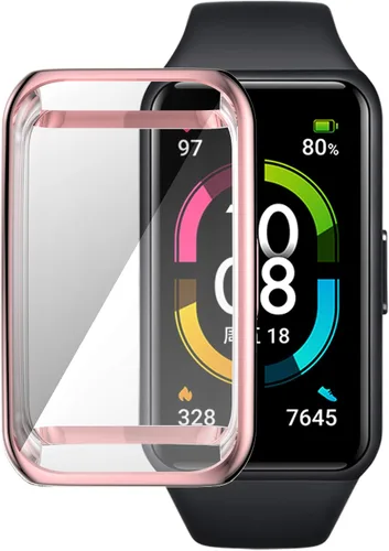 Miniatura 8 de Senter - Funda para Huawei Honor Band 7, TPU suave y protector de pantalla integrado para Huawei Honor Band 7 Smart Watch
