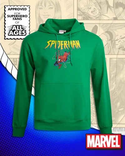 Miniatura 2 de Marvel Spider-Man Sudaderas con capucha gráficas para hombres - Sudadera con capucha de forro polar de algodón mezclado transpirable y suave