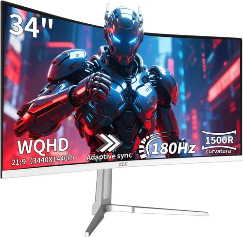 Miniatura 9 de ZZA - Monitor de 24 pulgadas 100HZ, 1080p, monitor de juegos curvo 2800R, VA 120% sRGB, FreeSync, sin marco en tres lados, filtro de luz azul