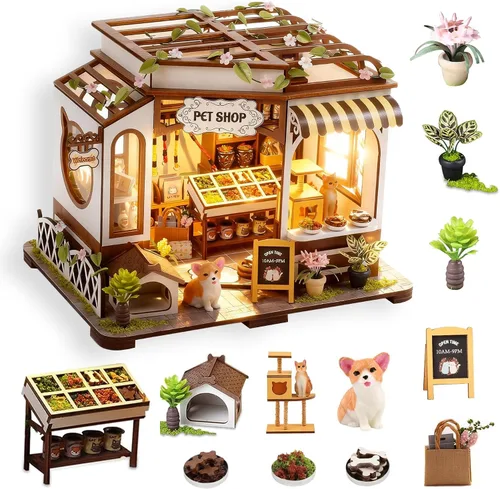Miniatura 10 de Kit de casa en miniatura de Book Nook DIY