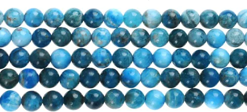 Miniatura 2 de Cuentas de apatita para hacer joyas 0.236 in Cuentas redondas de piedra para pulseras piedra de jaspe natural 60pcs/Strand