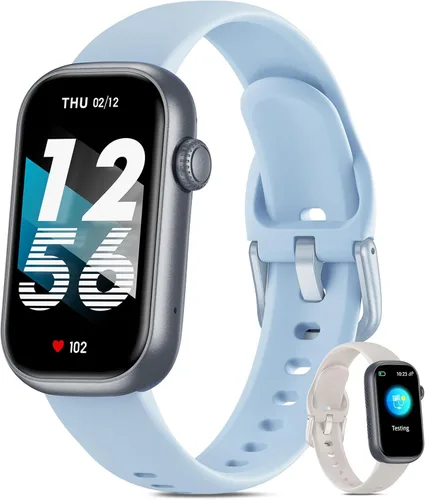Rastreador de actividad física para hombres y mujeres, frecuencia cardíaca 24/7, SpO2 y monitor de sueño, reloj de salud, contador de pasos de