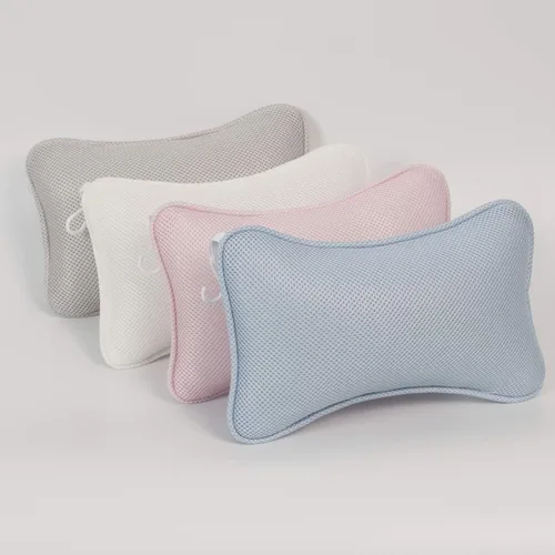 Miniatura 6 de MILISTEN Almohada para el cuello del baño, almohada para el reposacabezas del baño, almohada de apoyo para el cuello, los hombros y la cabeza