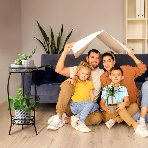 Miniatura 6 de Soporte para plantas para interiores y exteriores, 2 niveles y 27 pulgadas de alto, soporte de metal para maceta, soporte para macetas, estante