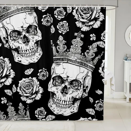 Miniatura 48 de Manfei Cortina de Ducha de Aguacate Lindo Estampado de Aguacate de Dibujos Animados Cortina de Baño para Niños y Niñas Tema de Frutas Cortina